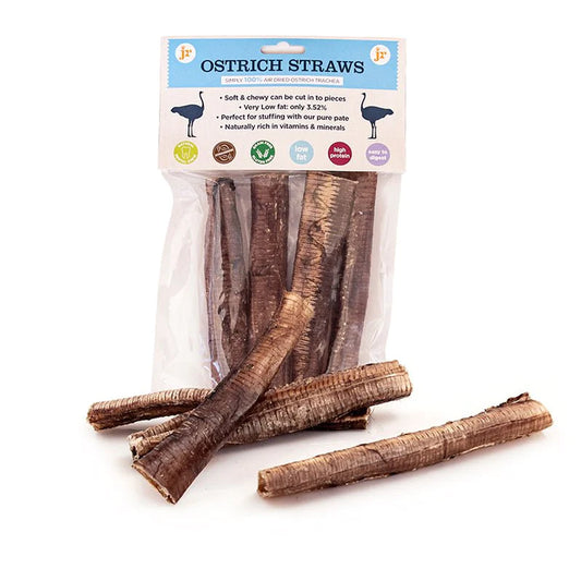 Ostrich straw trachea ( pack of 4)