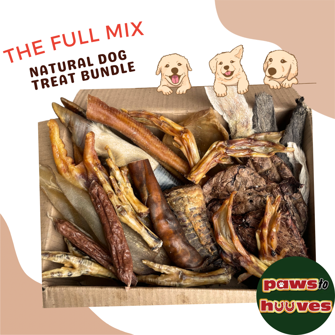 The Full Mix natural Dog treat bundle Over 20 treats