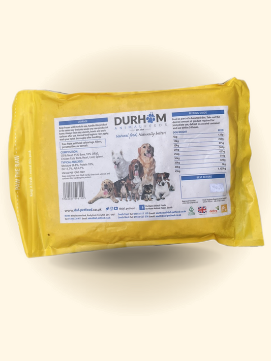 Chicken freeflow raw mince daf 1KG