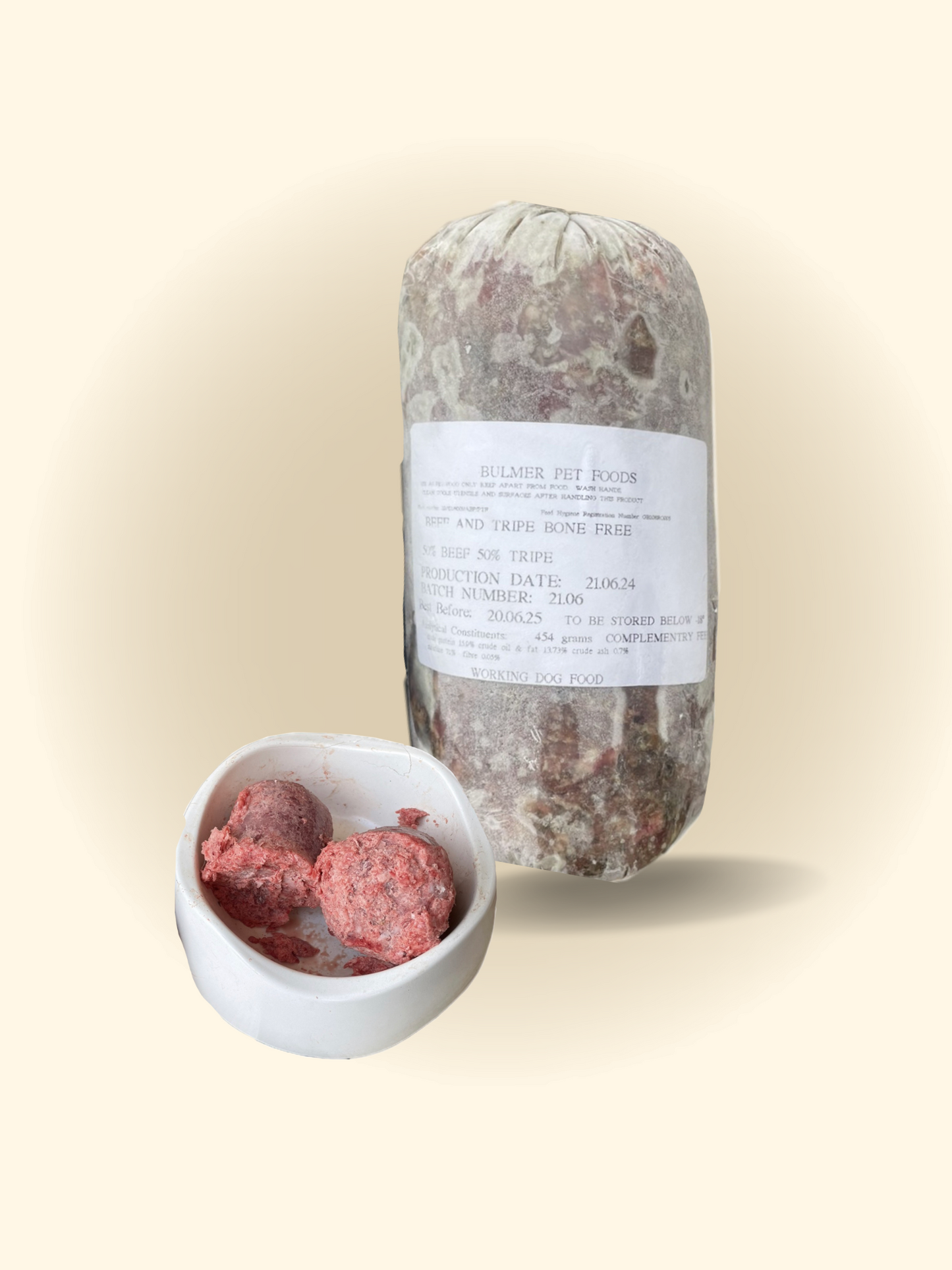 Beef & tripe raw mince