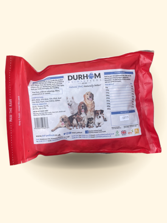 Beef Freeflow Raw mince Daf 1KG