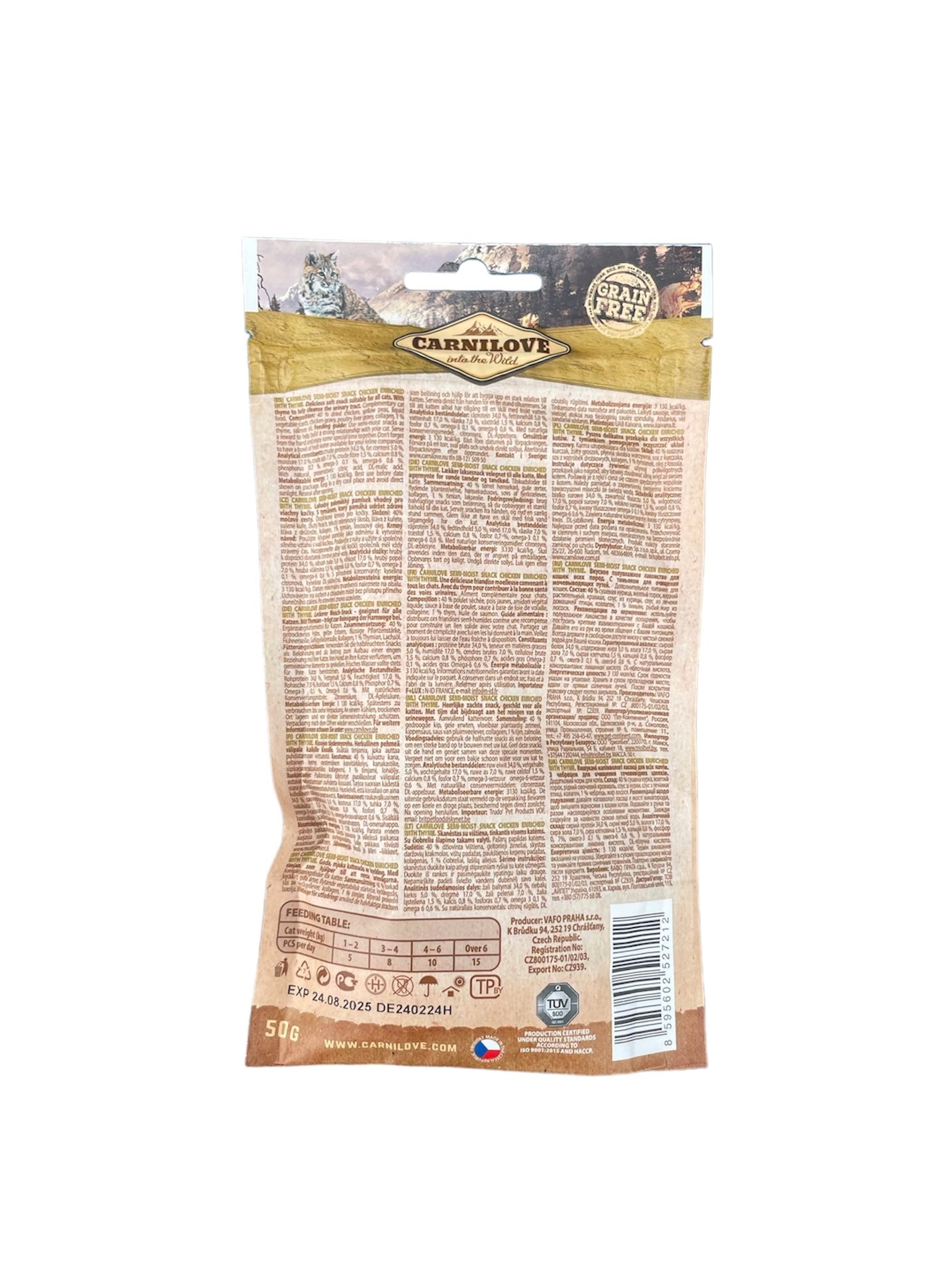 Chicken with thyme Soft carnilove cat treats