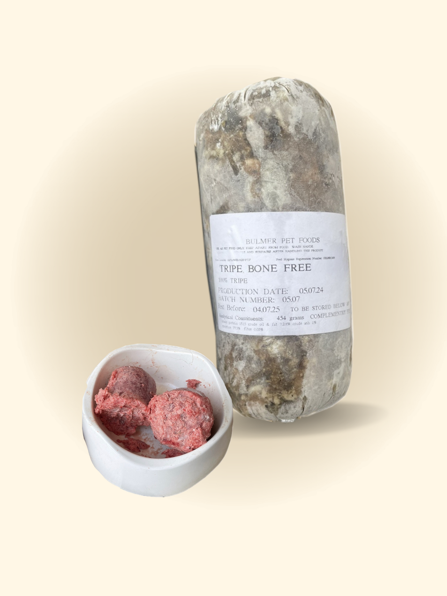 Tripe raw mince 454g