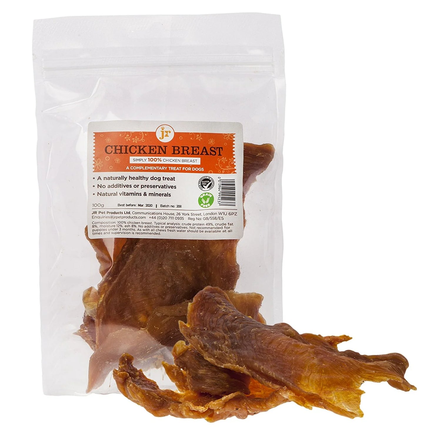 Chicken breast jerky 100g