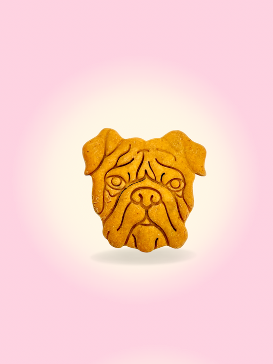Bulldog Peanut butter cookie