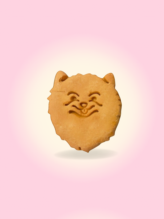 Pomeranian Peanut butter cookie