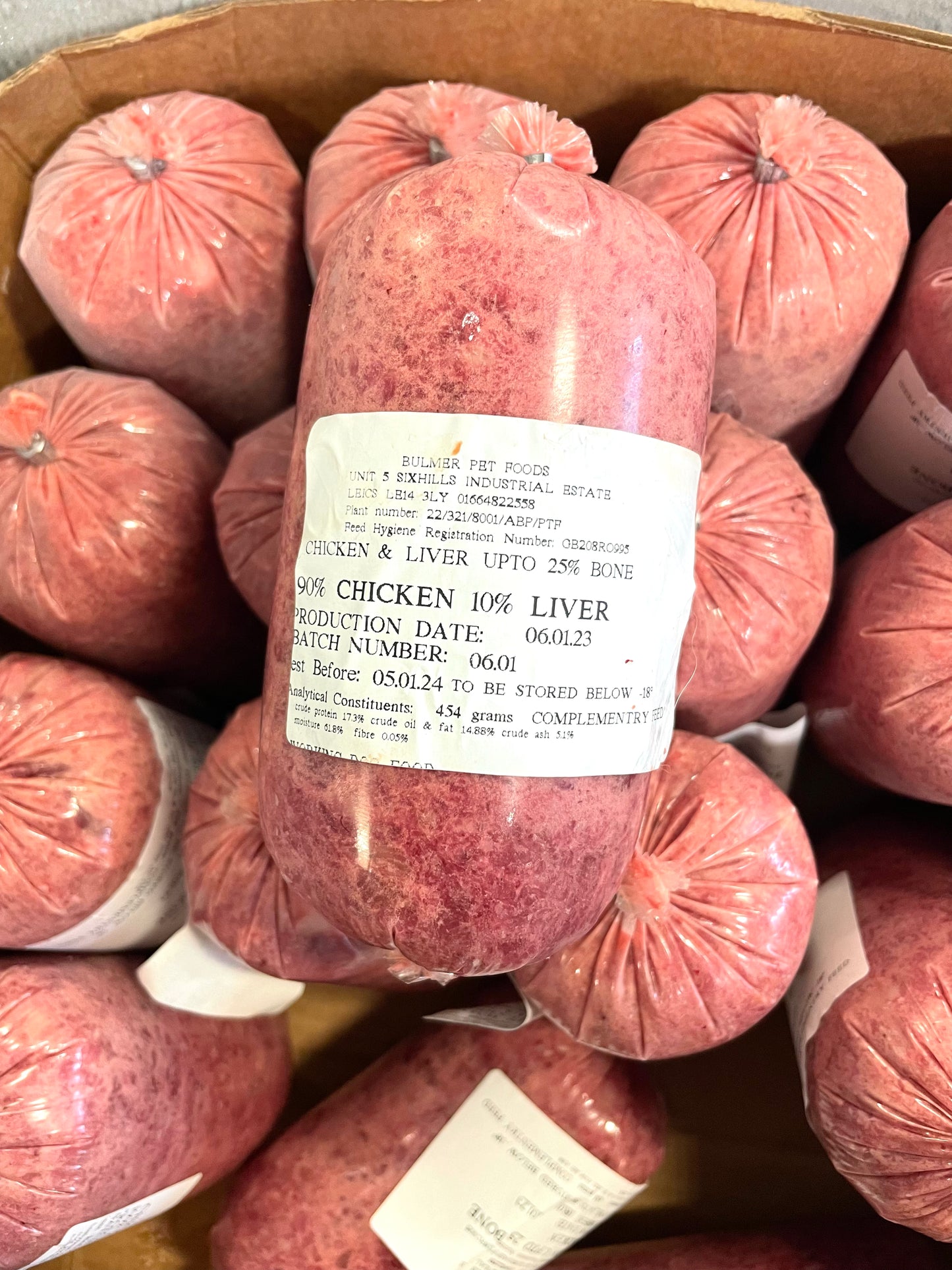 Chicken & liver 454g