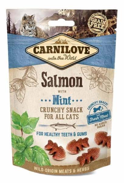 Salmon with mint Crunchy carnilove cat treats
