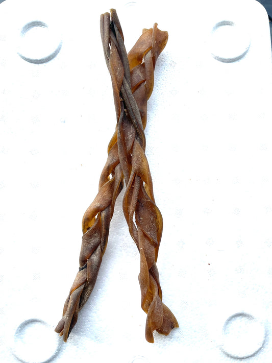 Braided camel skin