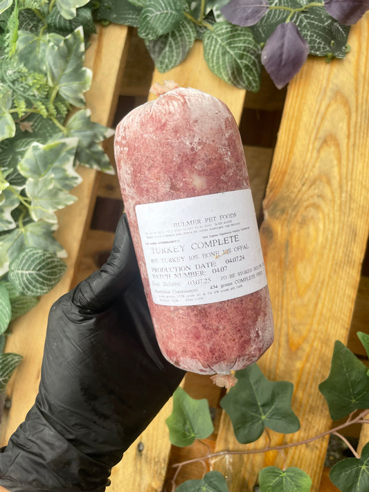 Turkey complete raw mince