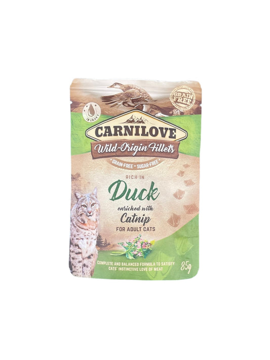 Duck with Catnip Carnilove pouch