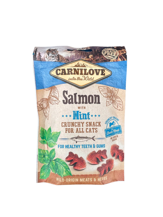 Salmon with mint Crunchy carnilove cat treats