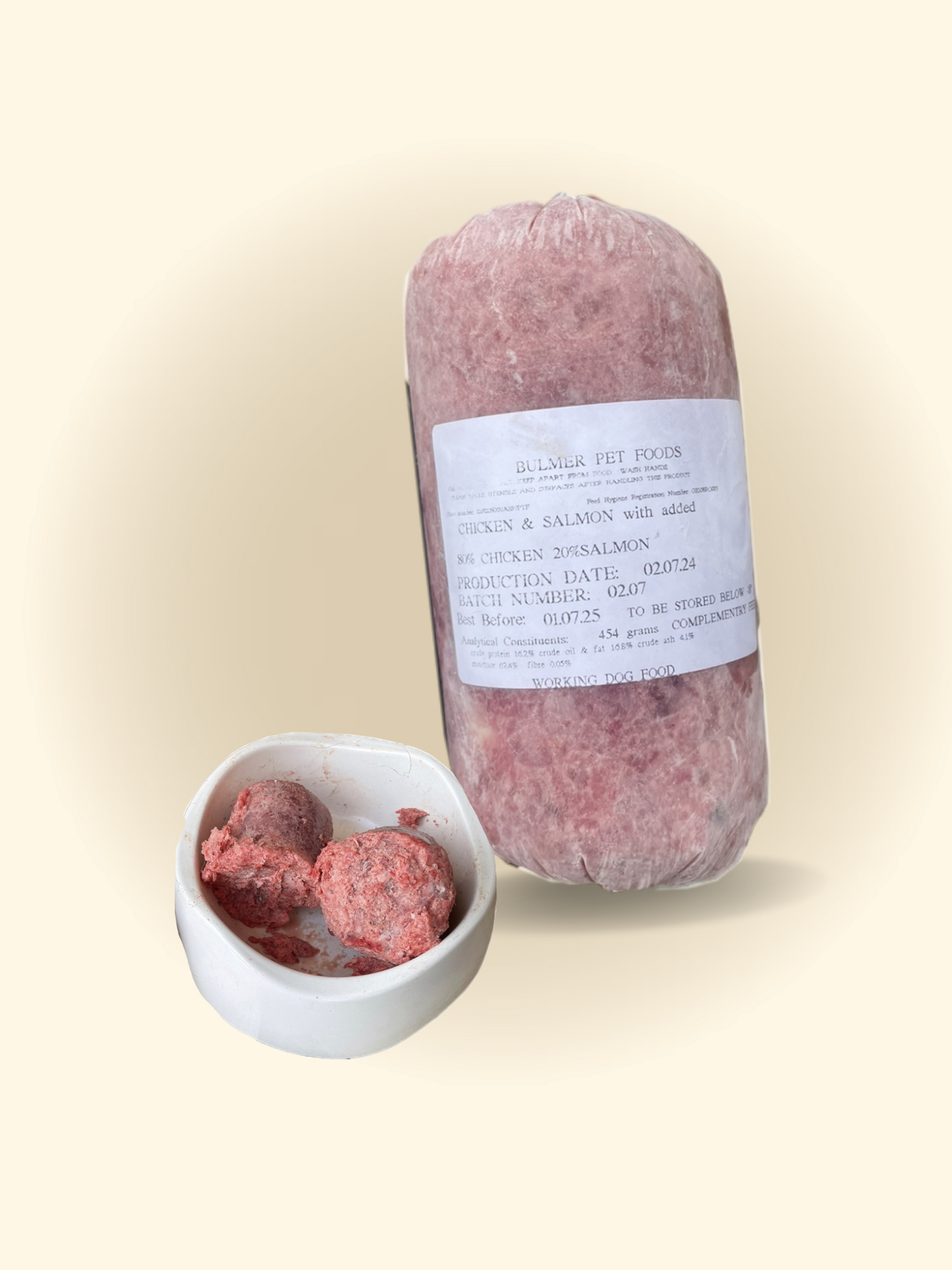 Chicken & salmon 454g