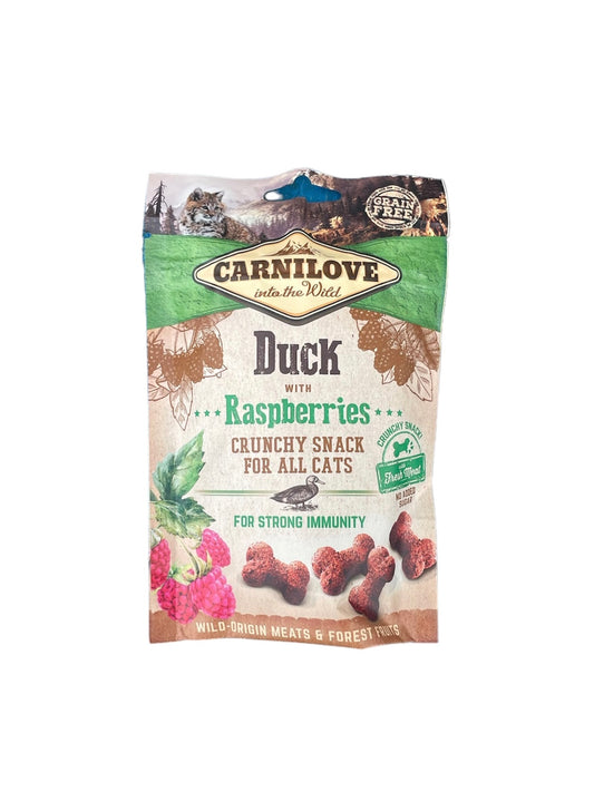 Duck with raspberries Crunchy carnilove cat treat