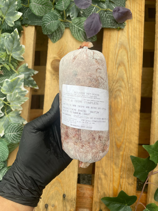 Duck & tripe complete raw mince