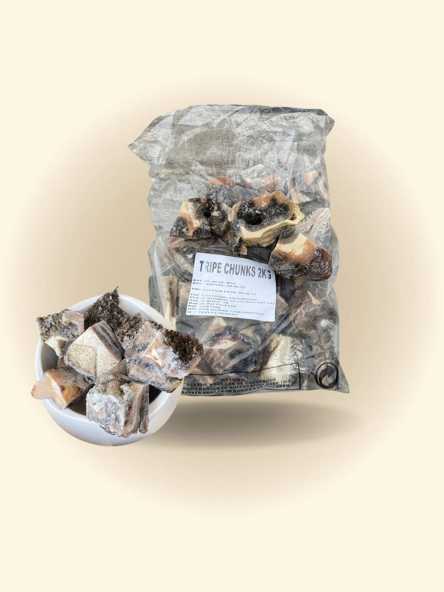 Green Tripe chunks