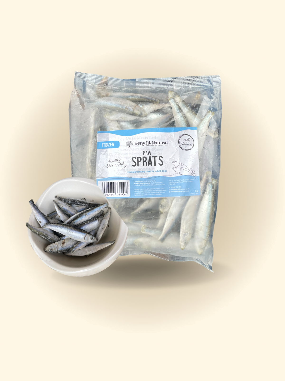 Spruts Fish Sprats fish 1kg – Paws to hooves