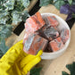 Salmon chunks