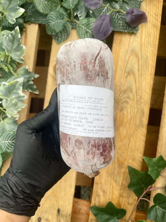 Chicken & tripe complete raw mince