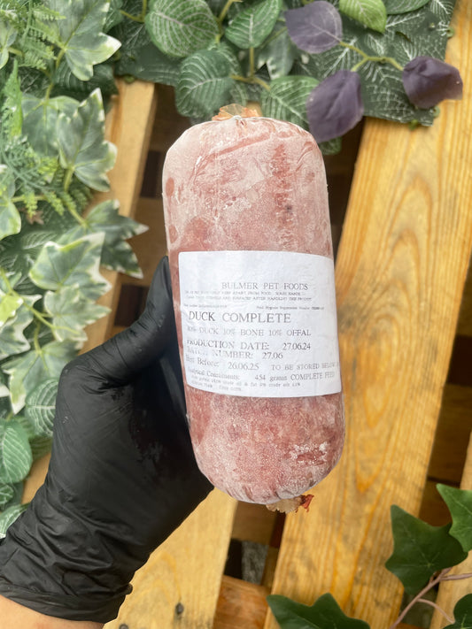 Duck complete raw mince