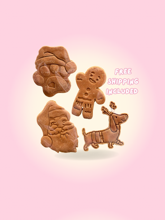 Christmas cookie box Peanut butter cookies