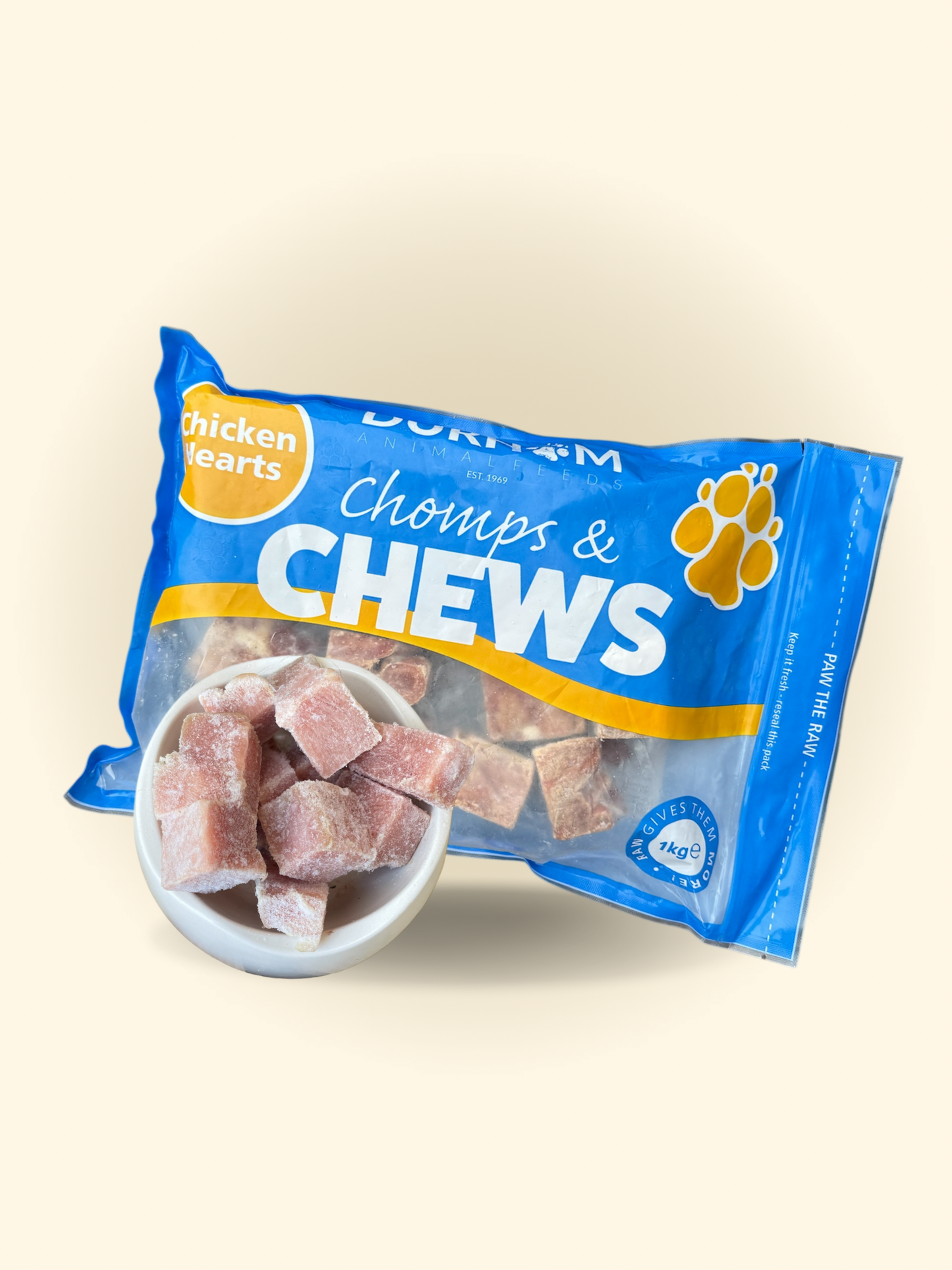Chicken heart chunks