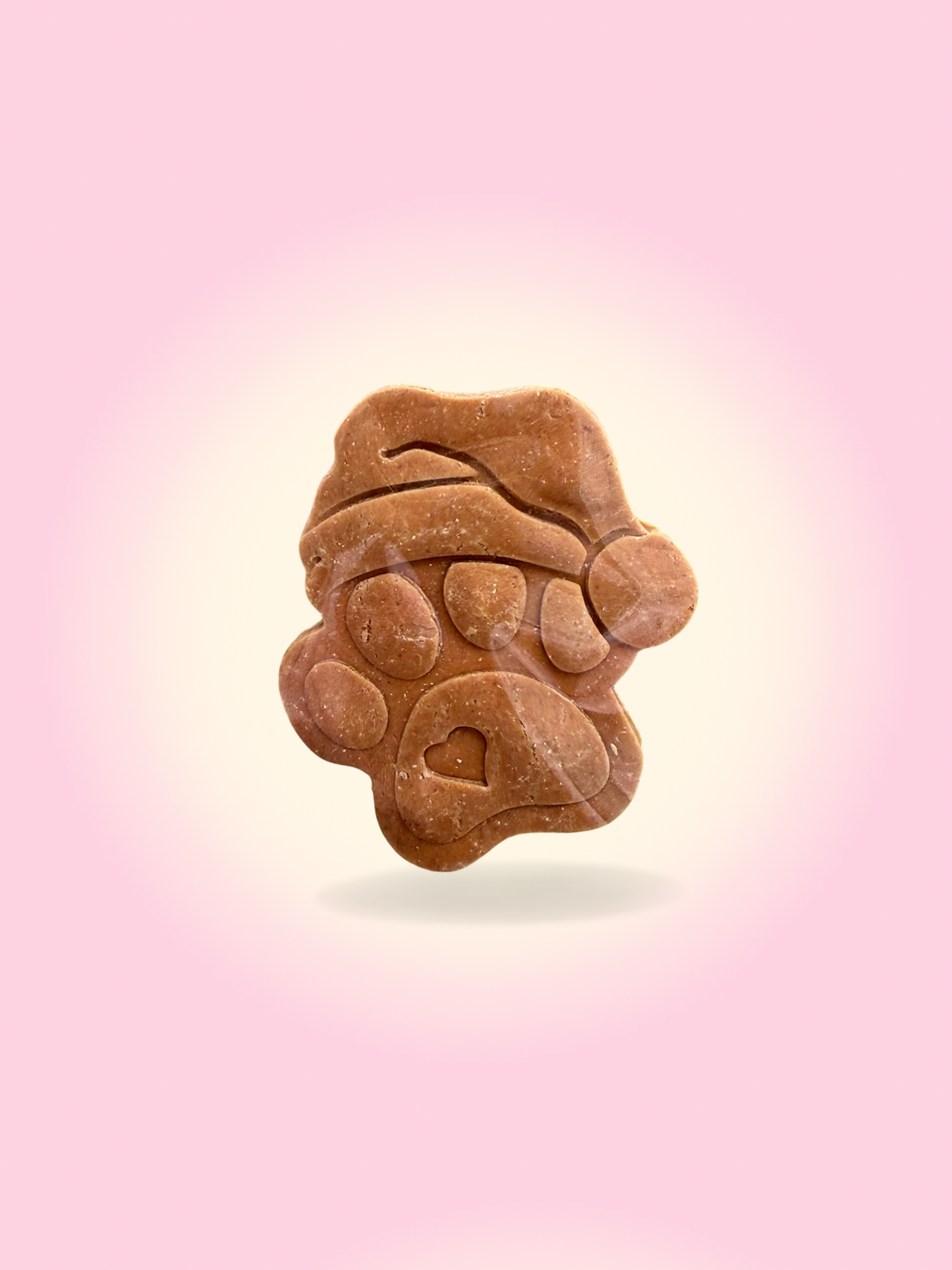 Christmas paw Peanut butter dog cookie