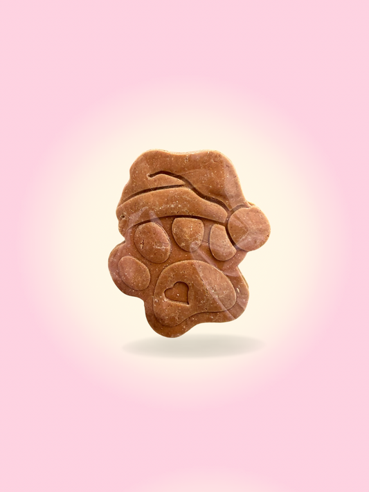 Christmas paw Peanut butter dog cookie