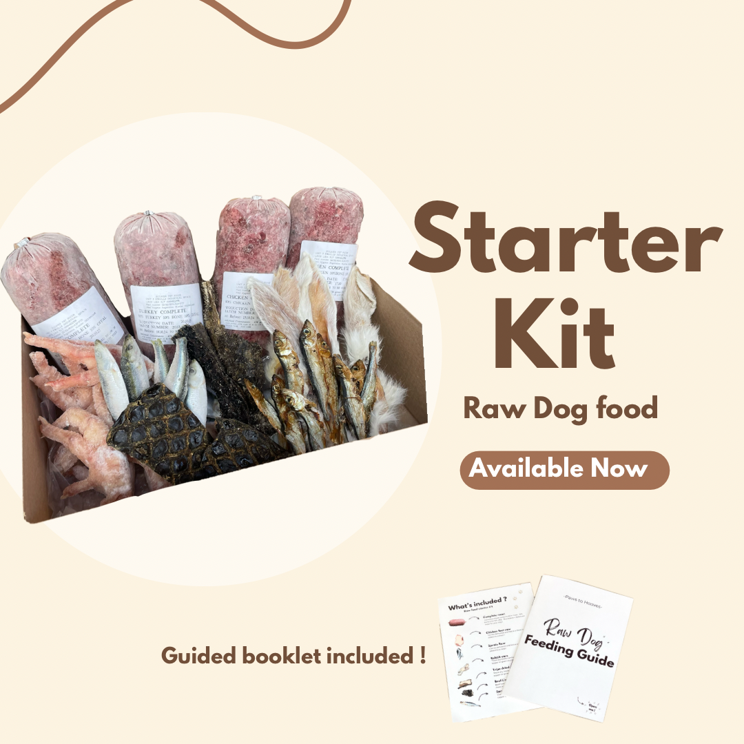 Paws Rabbit Starter Kit Raw Dog food Starter Taster Kit – Paws to hooves
