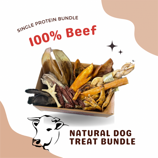Beef Natural dog treats bundle
