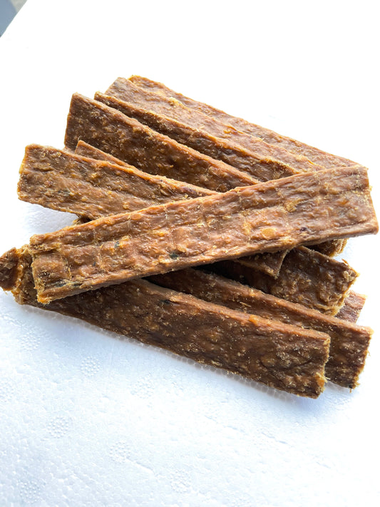 Beef meat strips