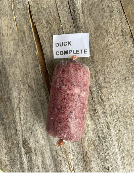 Duck complete raw mince