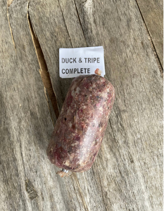 Duck & tripe complete raw mince