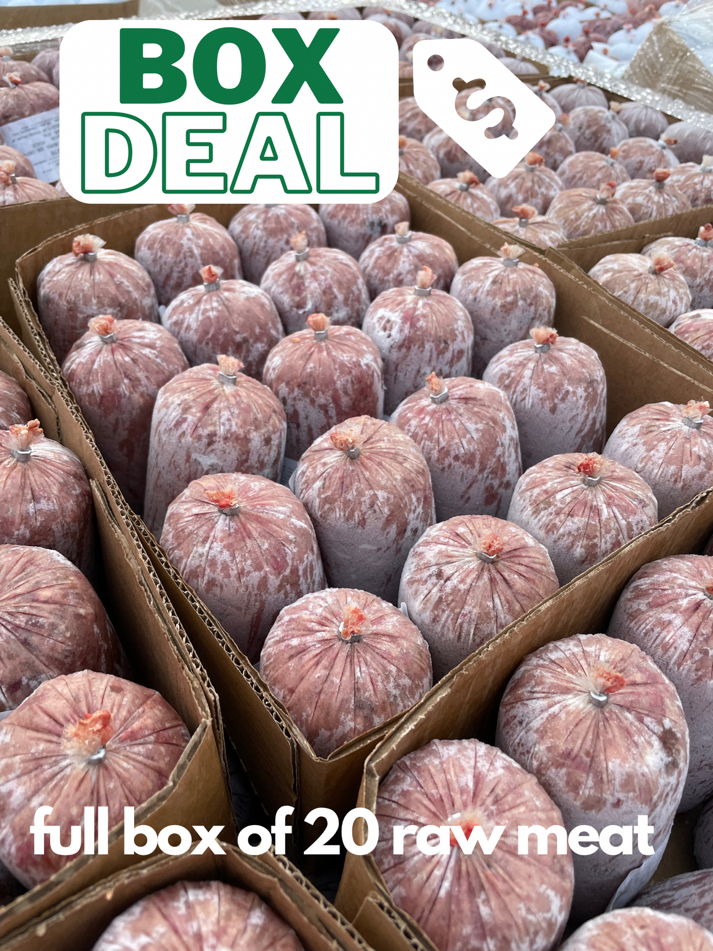Box Deal of 20 Raw meat